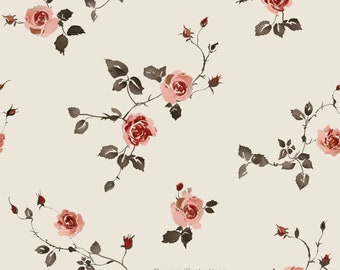 Vintage Roses 01, Floral Pattern, Design, Seamless Pattern, Fabric Pattern, Flower Pattern, Flower Fabric Pattern, Vintage