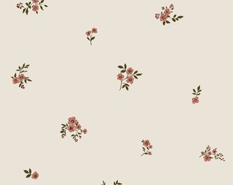 Small Gouache Flowers, Floral Pattern, Design, Seamless Pattern, Fabric Pattern, Flower Pattern, Flower Fabric Pattern, Cottagecore, Vintage