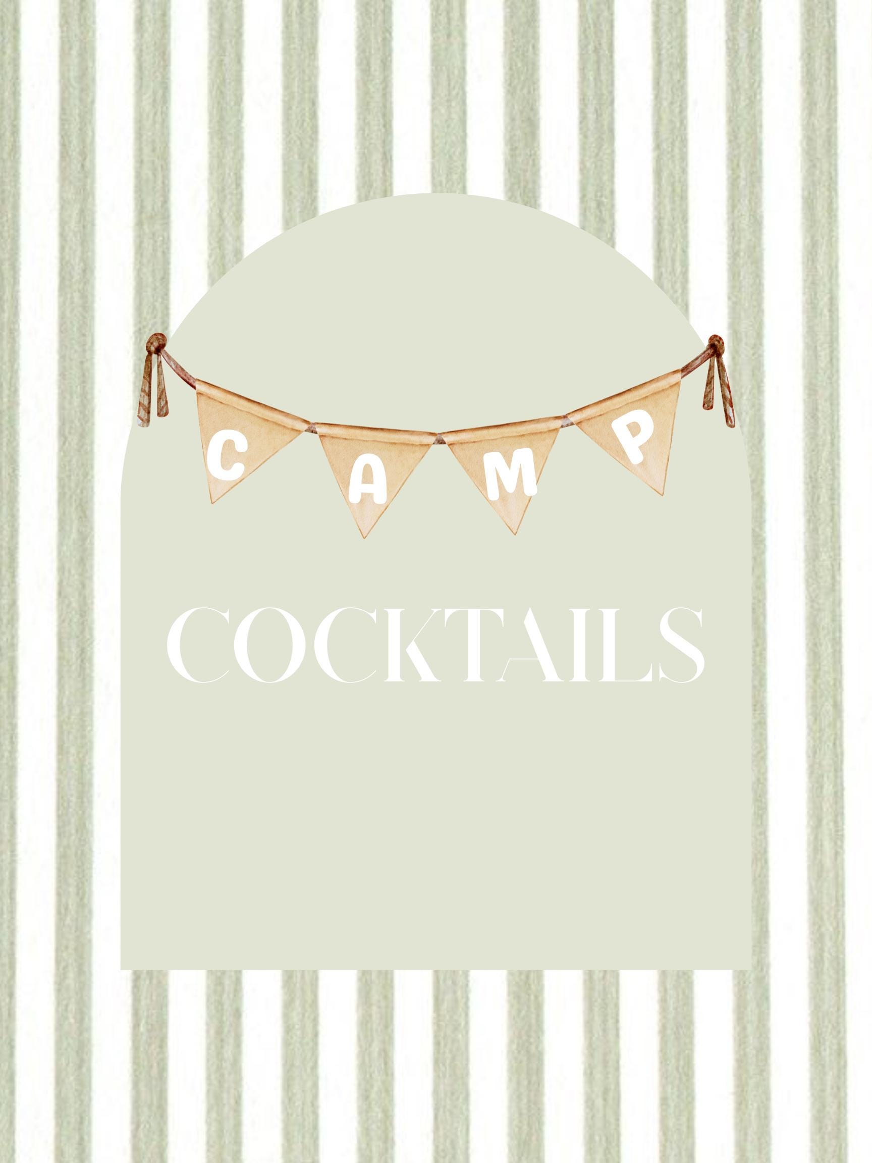 Camp Themed Party Signs - Etsy