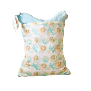 Wet & Dry Bag Two Zipper Waterproof for Cloth Diapers, Swimsuit, Travel, Gym