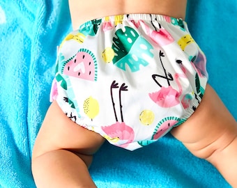 Waterproof Reusable Swim Diaper with Side Snaps