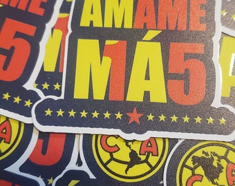 thumbnail image 2 of Club America Mexico Soccer Decal – 3M Vinyl Sticker – Car Window / Wall – 6 Inch 2 of 3