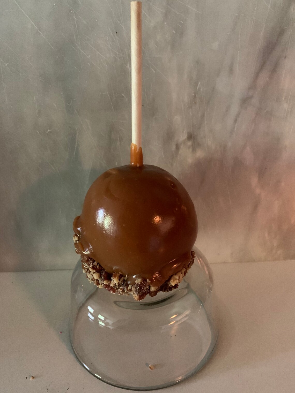 THREE Caramel Apple Granny Smith Apples Caramel Apple With Etsy