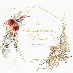 Watercolor Rose Frame, Watercolor Floral Clipart,Wedding Frame,Rose Clipart,Floral Frame Clipart,Watercolor Floral Frame,Watercolor Clipart