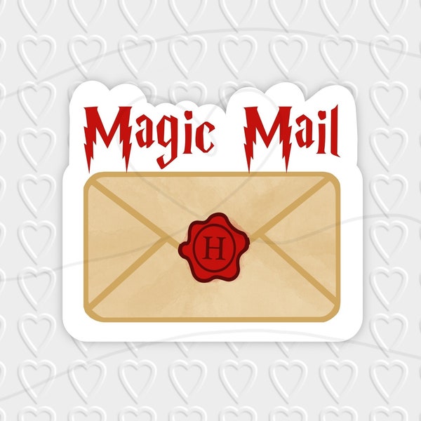 Magic Mail HP Wizard geïnspireerd digitaal design | Small Business en/of Pen Pal Packaging | Cricut, Silhouet, &Avery Print Gesneden PNG