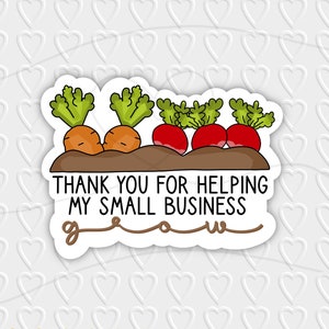 Merci d'avoir aidé ma petite entreprise à développer la conception numérique (fr) | Merci Emballage | Impression Cricut, Silhouette et Avery PNG