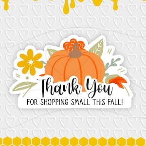 Vielen Dank für Ihren Einkauf in diesem Herbst Digital Design | Kleines Dankeschön Verpackung | Cricut, Silhouette, & Avery Print Schnitt PNG