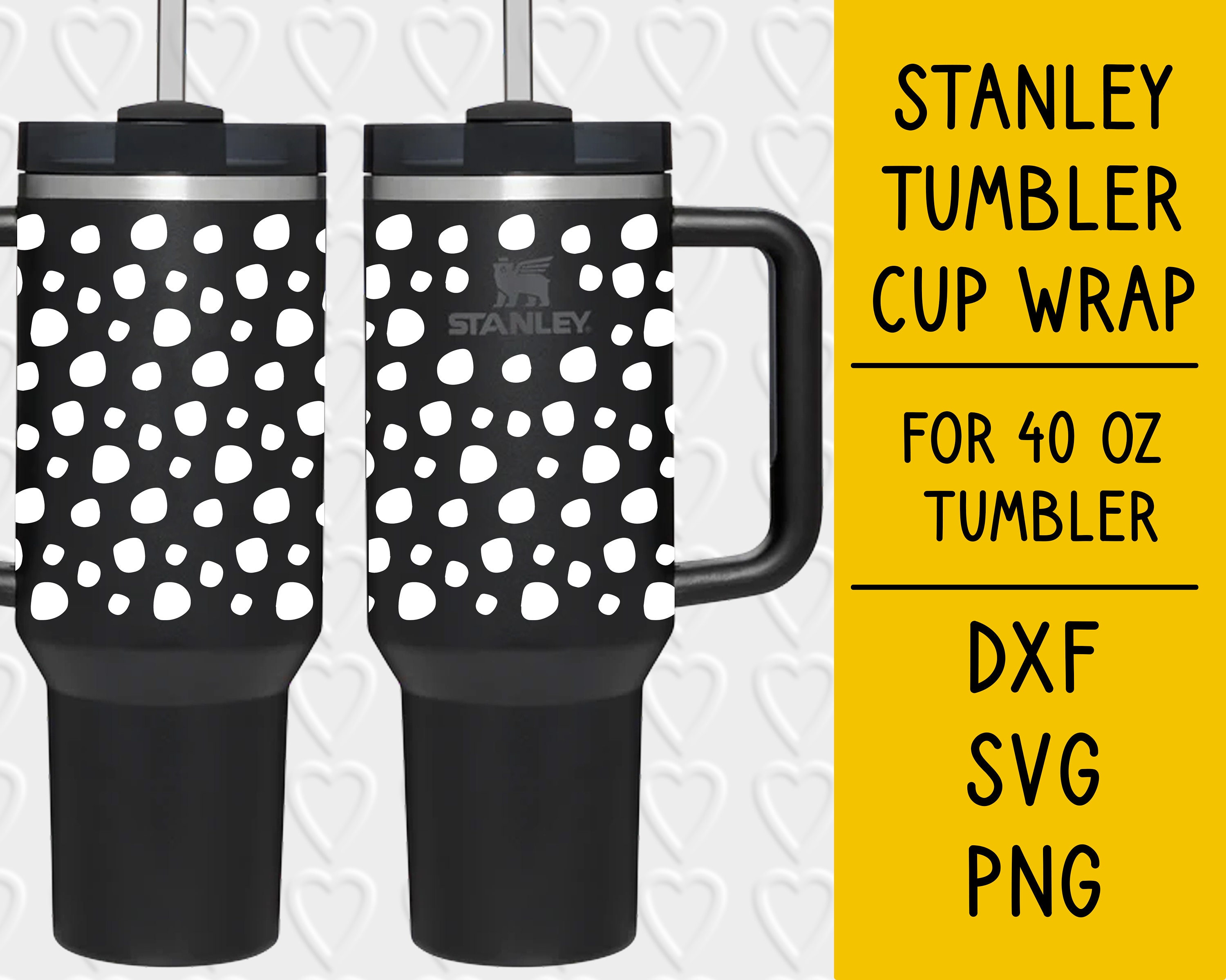 Purple Checks 40 Oz Stanley Tumbler Wrap Graphic by SparkyDesignsUS ·  Creative Fabrica