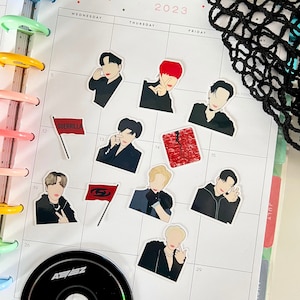 ATEEZ Guerrilla Glossy Vinyl Sticker Pack