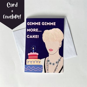 TXT Soobin Gimme Gimme Mehr Kuchen! Geburtstagskarte, Geburtstagskarte, Kpop Grußkarte, Punny Karte, süße Karte, TXT Moa Geschenk