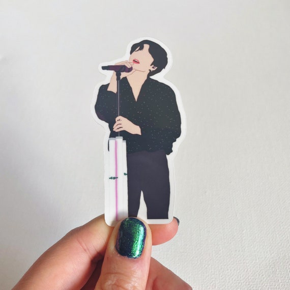 BTS JK Jungkook Pied Piper Laminated Glossy Vinyl Sticker | Etsy