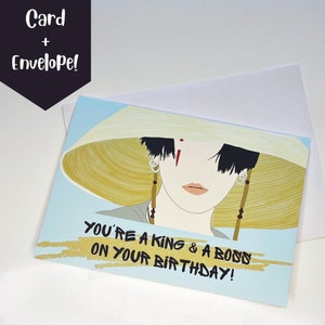BTS SUGA Agust D Daechwita Tarjeta de felicitación de cumpleaños, Tarjeta de cumpleaños, Tarjeta linda, Tarjeta de felicitación Kpop, Tarjeta Punny, Regalo del ejército BTS, Yoongi