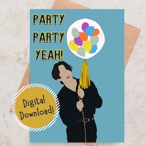 Tarjeta de felicitación de cumpleaños BTS JK Jungkook imprimible, tarjeta de cumpleaños, tarjeta linda, tarjeta de felicitación Kpop, tarjeta punny, tarjeta divertida, regalo del ejército BTS