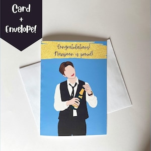 BTS RM Félicitations ! Namjoon est fier ! Carte de voeux, Carte de fête, Carte de remise de diplôme, Carte de voeux Kpop, Cadeau de l'armée BTS