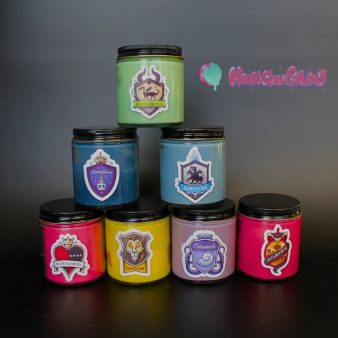4 Oz Twisted Wonderland Inspired Mini Candles all Dorms Etsy