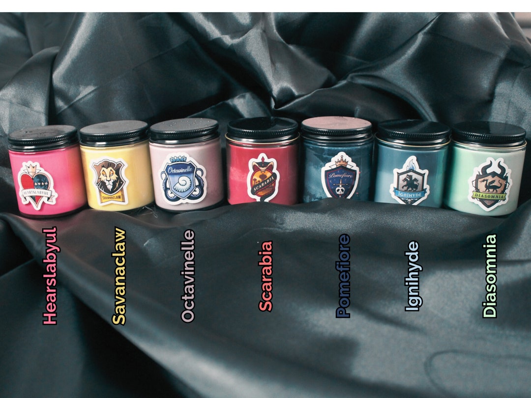 4 Oz Twisted Wonderland Inspired Mini Candles all Dorms Etsy