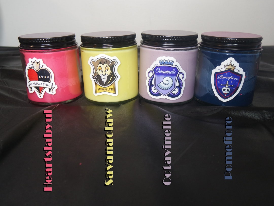4 Oz Twisted Wonderland Inspired Mini Candles all Dorms Etsy