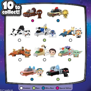 Disney Doorables Let&#39;s Go CARS + Start Wars cars
