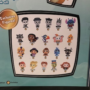 Porte-clés exclusif Disney pour la série 6 ou version standard