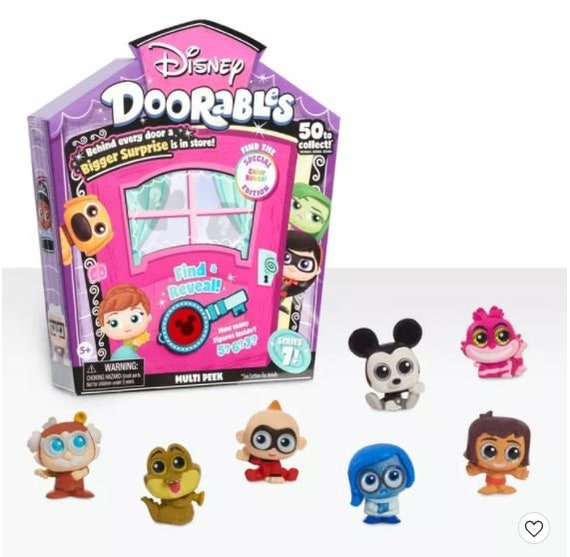 Disney Doorables, Series 6 REGULAR Doorable or Get a Keychains