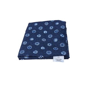 Futon with Cover .  Hand Made Vintage Style futon.  Shibori Indigo Cover.  All Cotton Futon. Japanese Futon. SHIKIBUTON. Vintage style bed.