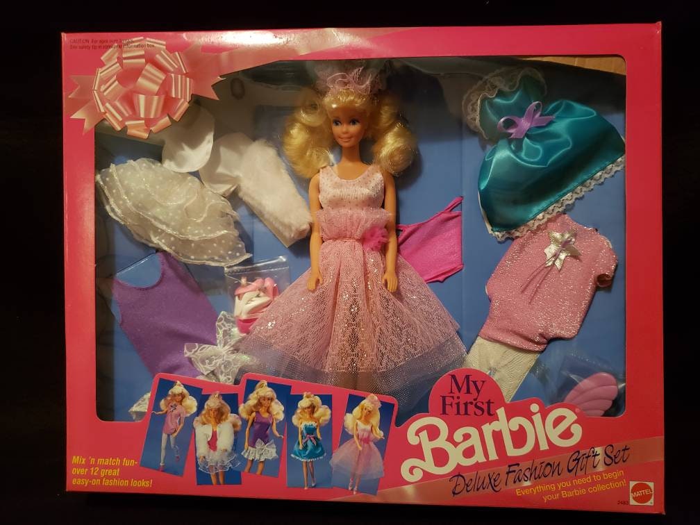 Barbie My First Deluxe Fashion Gift Set NRFB - Etsy