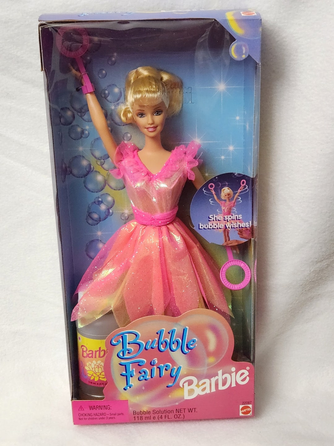 Barbie Bubble Fairy With Bubbles 1998 22087 NRFB Etsy