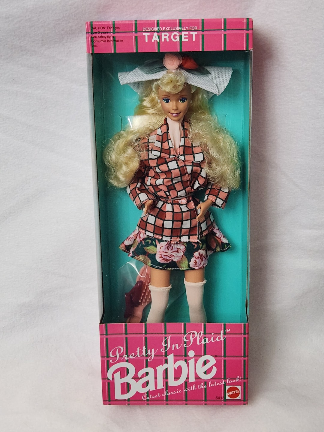 Barbie Pretty in Plaid Designed Exclusively for Target 1992 5413 NRFB