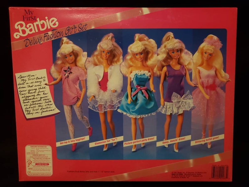 Barbie My First Deluxe Fashion Gift Set NRFB - Etsy