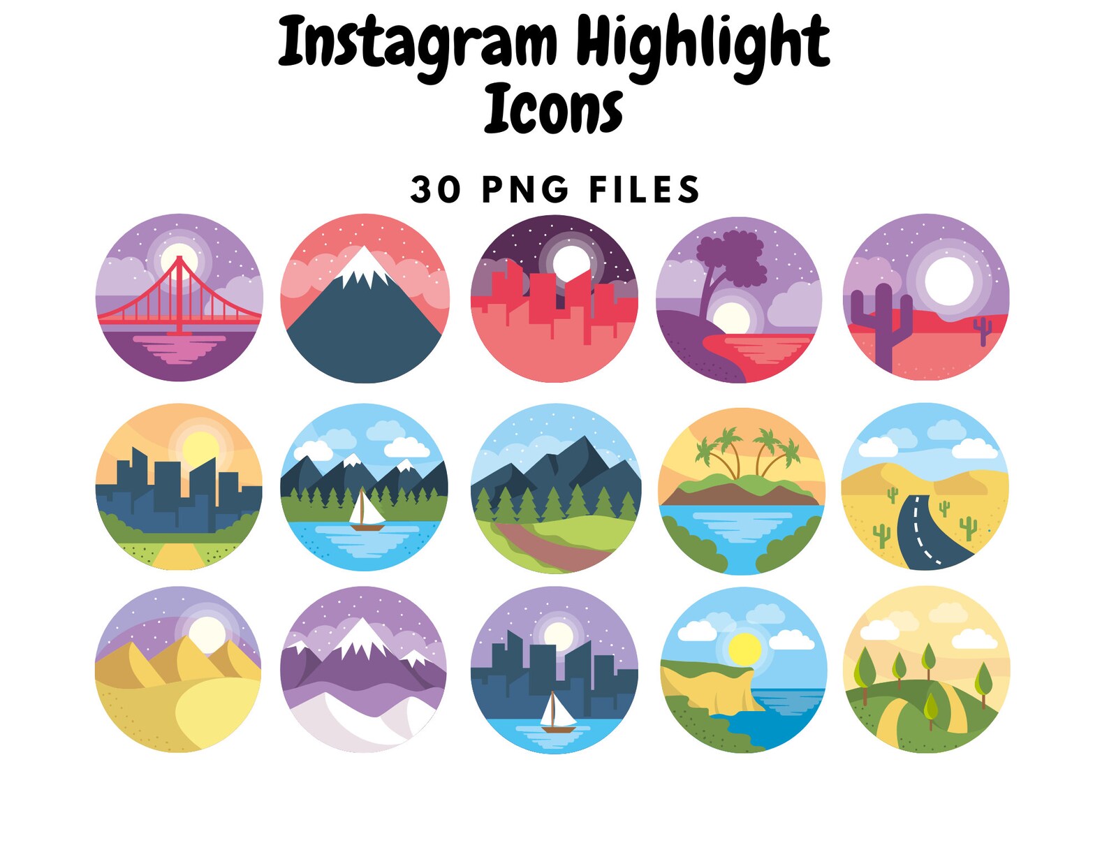 Instagram Story Highlight Covers IG Story Highlights Covers Etsy