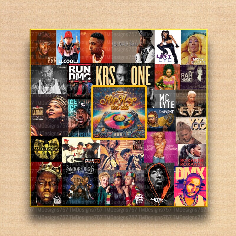 COLLAGE 50 Years of Hip Hop Men Classic Tumbler Entertainment Tumbler