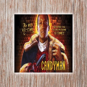 PNG - Candyman; black classic movies; movies; horror; entertainment; tumbler file; 20oz tumbler; skinny tumbler file; sublimation