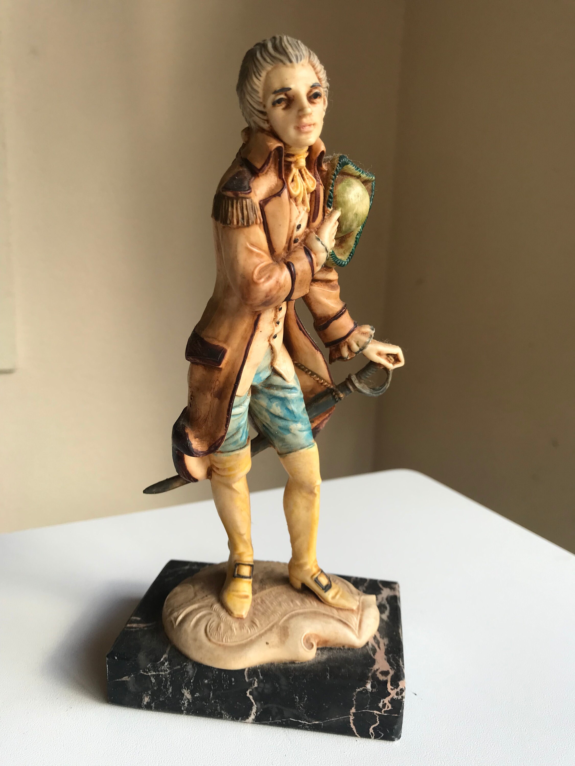 Original Vintage Genuine Vintage Carrara Marble Figure Etsy