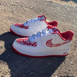 Orange Bandana Air Force 1 | Etsy