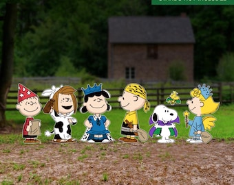 Welcome Great Pumpkin Peanuts Halloween Yard Art - Etsy
