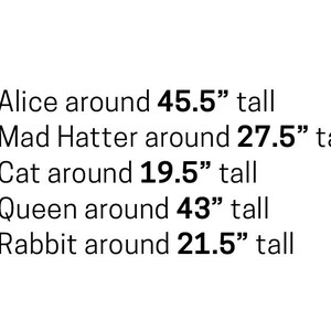 Alice in Wonderland Cutouts, Alice in Wonderland Decor, Alice Party ...