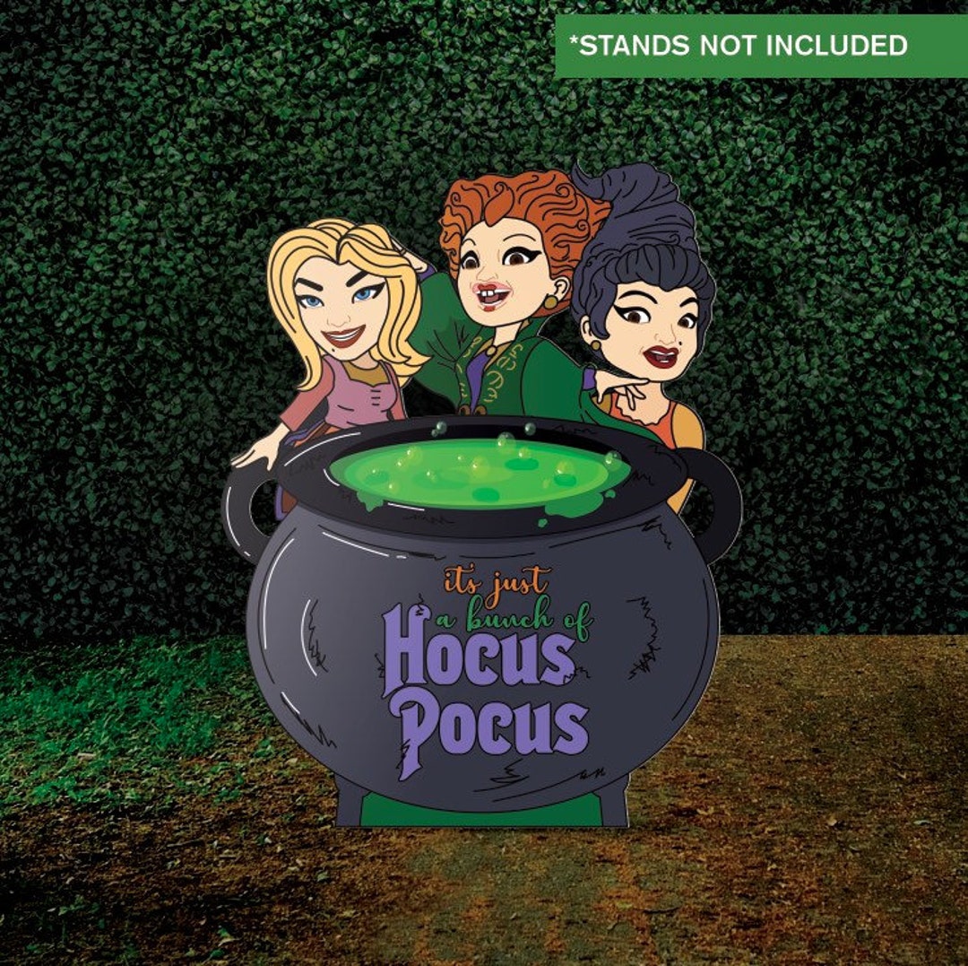 Sanderson Sisters Yard Sign / Hocus Pocus Yard Decoration / Etsy