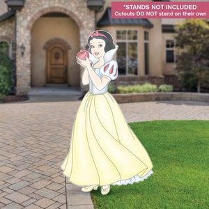 Snow White Cutouts / Snow White Party / Princess Birthday Decorations / Princess Yard Signs / Princess Photo Prop