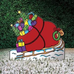Grinch Sleigh Yard Decoration: Whoville Christmas Decor