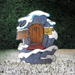 Grinch Yard Decoration / Whoville House / The Grinch Decoration / Grinch Houses / The Grinch Yard Decor / Whoville Yard Signs / Yard Props