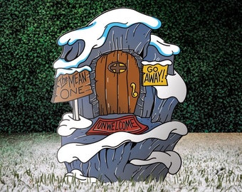 Grinch Yard Decoration / Whoville House / The Grinch Decoration / Grinch Houses / The Grinch Yard Decor / Whoville Yard Signs / Yard Props