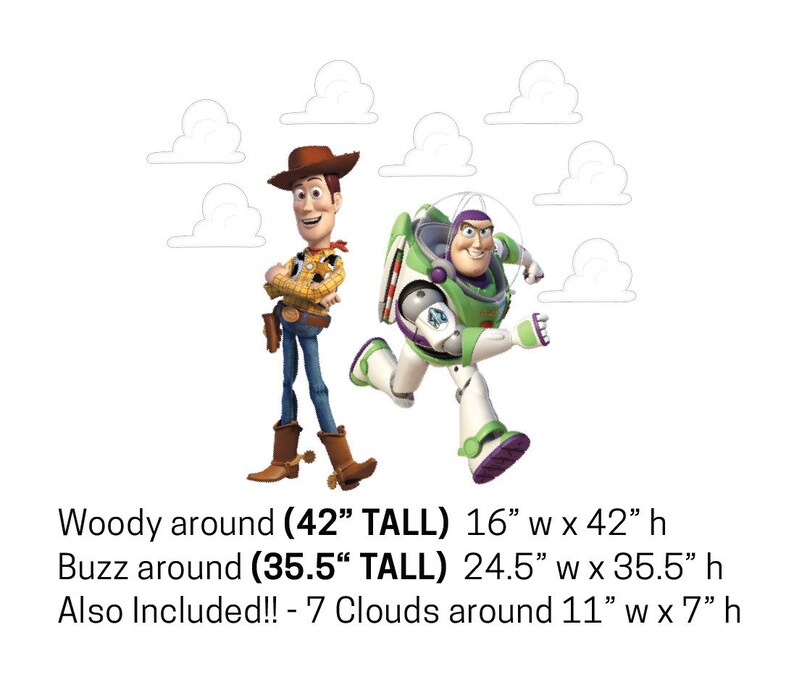 Toy Story Cutouts Toy Story Party Decor Yard Signs Woody Etsy