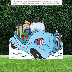 Grinch Whoville Car Yard Decoration, Christmas Prop