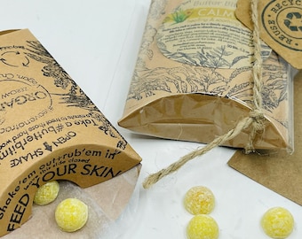 Organic Vegan Lotion Bar Bits: Plant-Based Hand Repair Cream