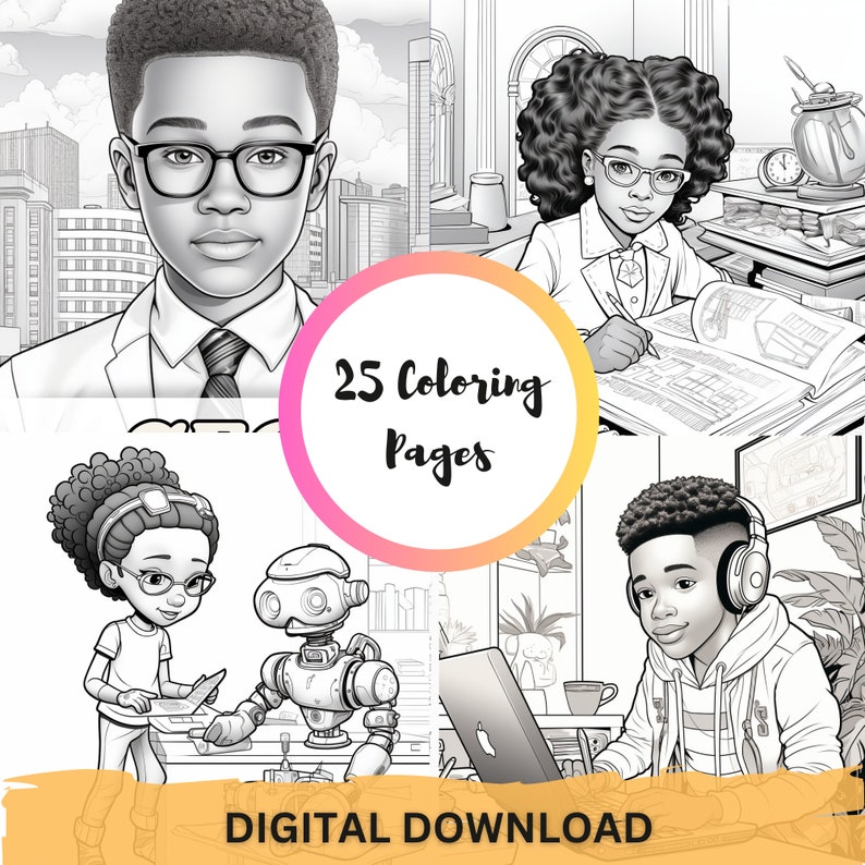 I Can Do Anything Children's Coloring Pages, 25 Pages - Etsy