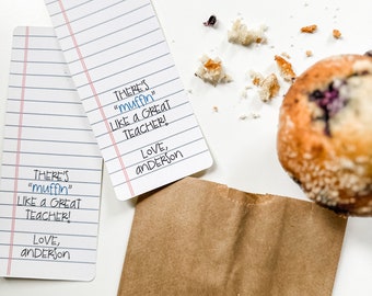 Muffin Like a Great Teacher Sticker (Cricut File)