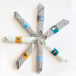 Servilleteros de tren de vapor: decoraciones para fiestas de transporte (imprimibles)