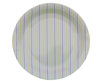 Pastel Paper Plates (Set of 8) |  Pastel Party Plates | Pastel Rainbow Plates | Pastel Color Paper Plates | Pastel Plates
