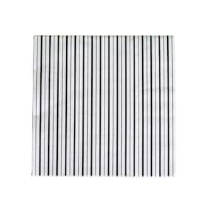 Black Stripes Large Napkins (Set of 16) | Black Stripes Paper Nakpins | Black Striped Napkins | Black and White Paper Napkins |Black Napkins