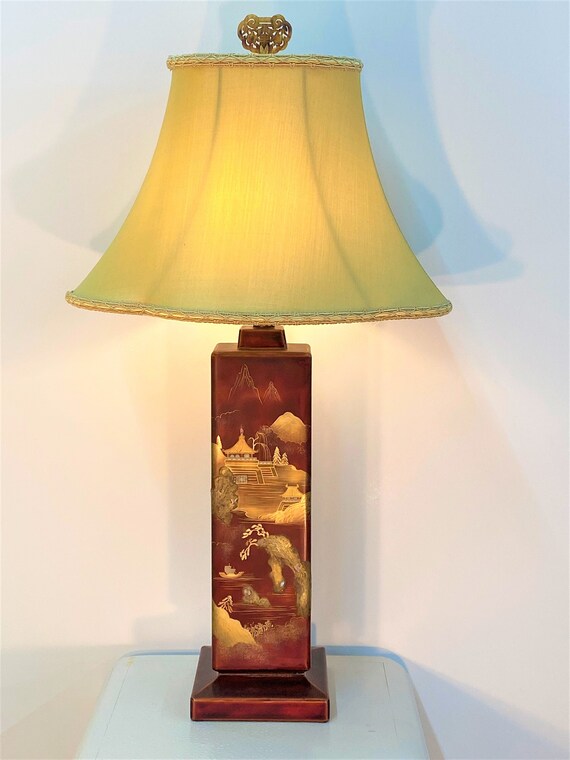 Lamp Pair of Japanese Occupied Japan Table Lamps Etsy